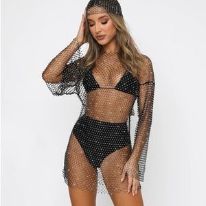 White Fox ‘Won’t Forget This’ Mini Dress Black